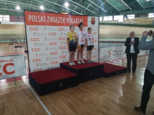 Mistrzostwa Polski Szkółek Kolarskich w kolarstwie torowym Pruszków 10 - 11.12.2016